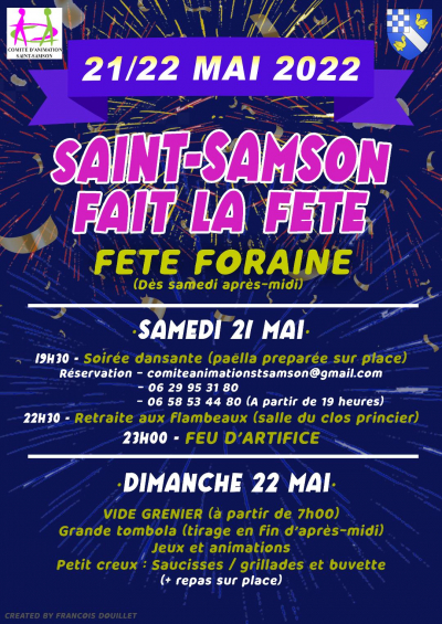 saint  samson pré en pail  en  fête