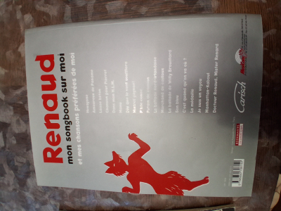 Mon Songboock de Renaud