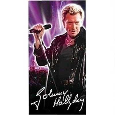 Drap de bain Johnny Hallyday 150x75 cm