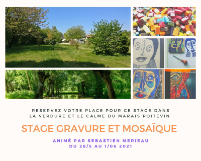 Stage dessin - gravure et mosaïque 