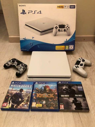 Ps4 slim blanc 500 giga