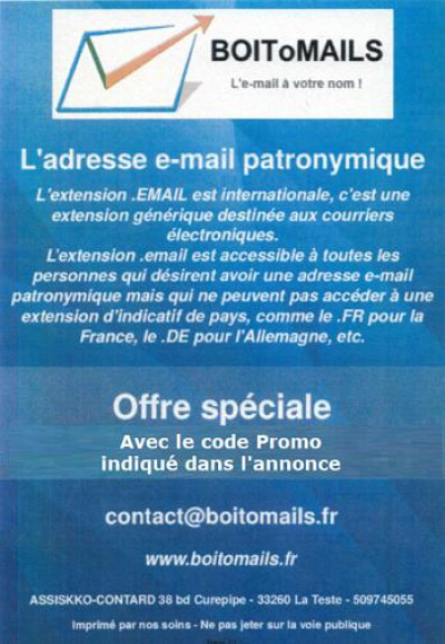 Adresse mail personnalisée