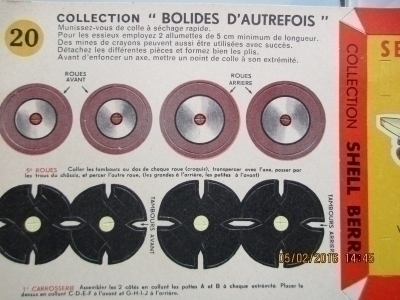 ALP89 COLLECTION BOLIDES D'AUTREFOIS TRES RARE