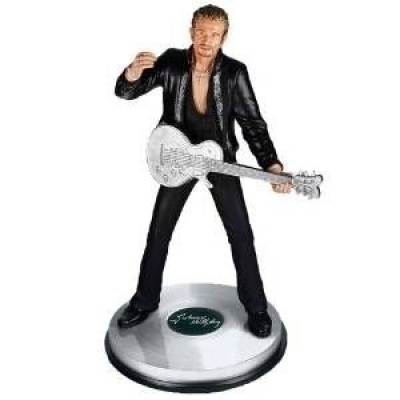 Figurine Collector Johnny Hallyday 46 cm Guitare