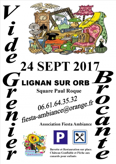 6ème Vide Grenier à LIGNAN SUR ORB (34490)