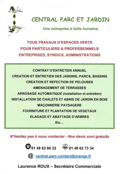 TRAVAUX D'ESPACES VERTS