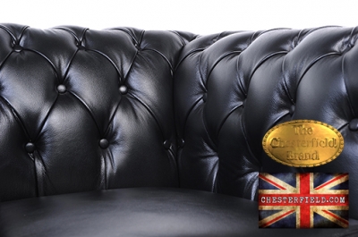 Original Canapé Chesterfield Brighton Noir