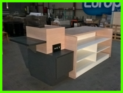 COMPTOIR CAISSE D'ACCUEIL AGENCEMENT MAGASIN BOUTIQUE COMMER