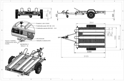 REMORQUE MOTO BASCULANTE UNITRAILER MOTO 3