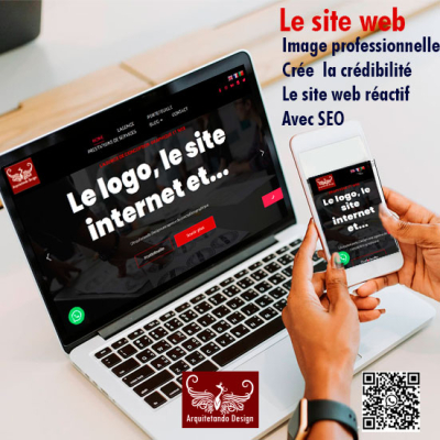 La création d’un site vitrine professionnel  avec 4 pages
