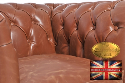 Canapé Original Chesterfield Vintage Mocha 2 place