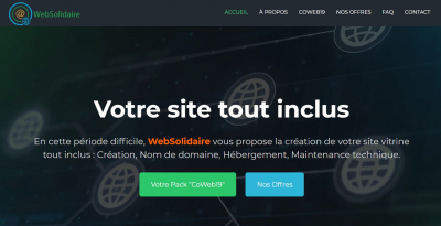 CoWeb19 - Votre site internet pour 45€ tout inclus.