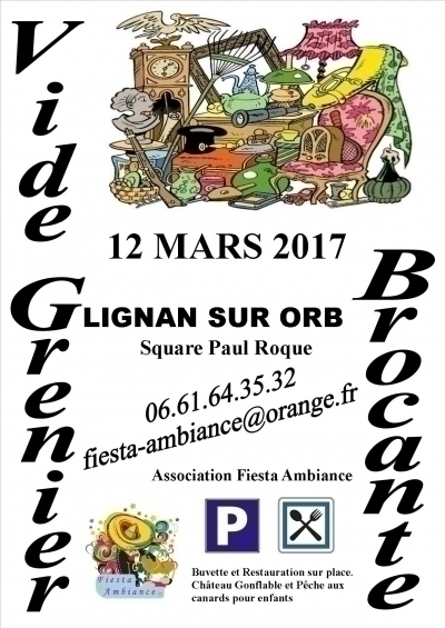 5ème Vide Grenier à LIGNAN SUR ORB (34490)